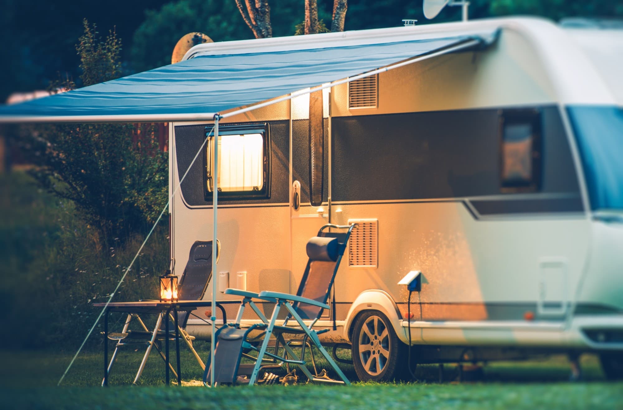 an rv awning